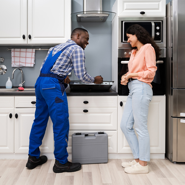 can you provide an estimate for cooktop repair before beginning any work in Belleplain